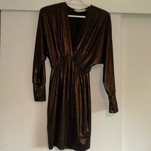 Long sleeve mini dress